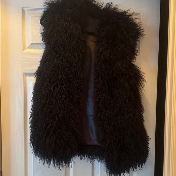 Jackets & Blazers - Black Faux Fur Vest